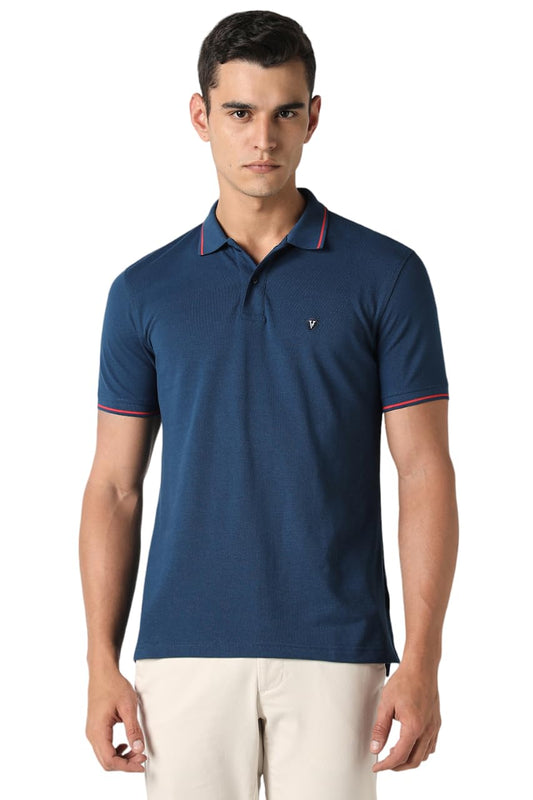 Van Heusen Solid Polo T-Shirt