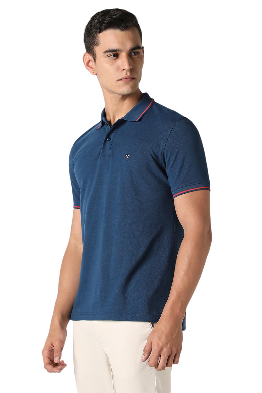 Van Heusen Solid Polo T-Shirt