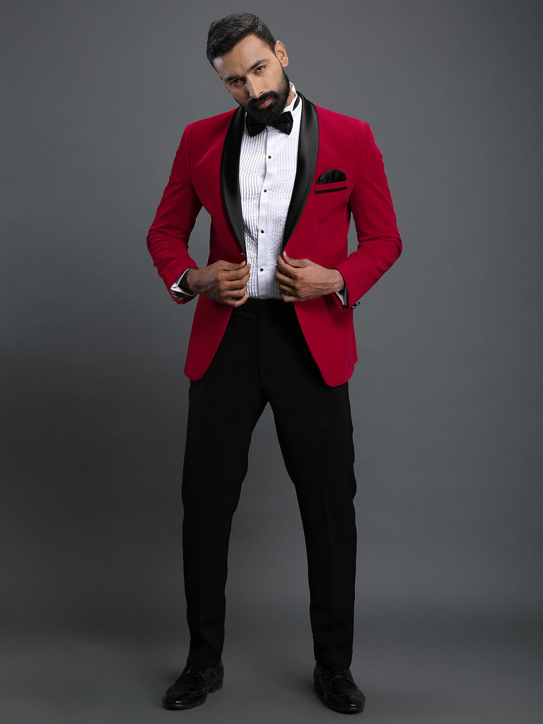 Blue Silk Tuxedo